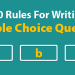 How to Write Multiple Choice Questions